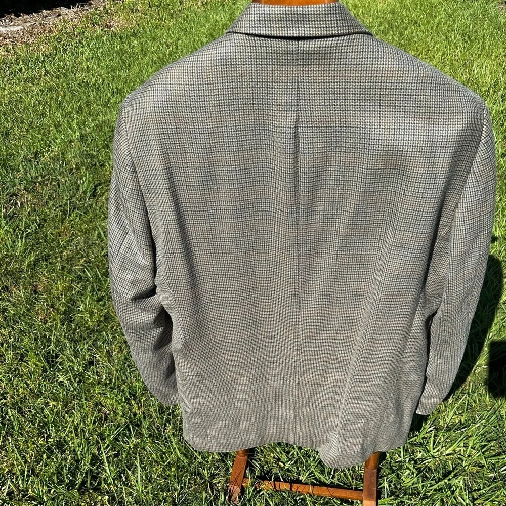 Classic Gray Andrew Fezza Men's Blazer Careerwear Jacket Coat Mens